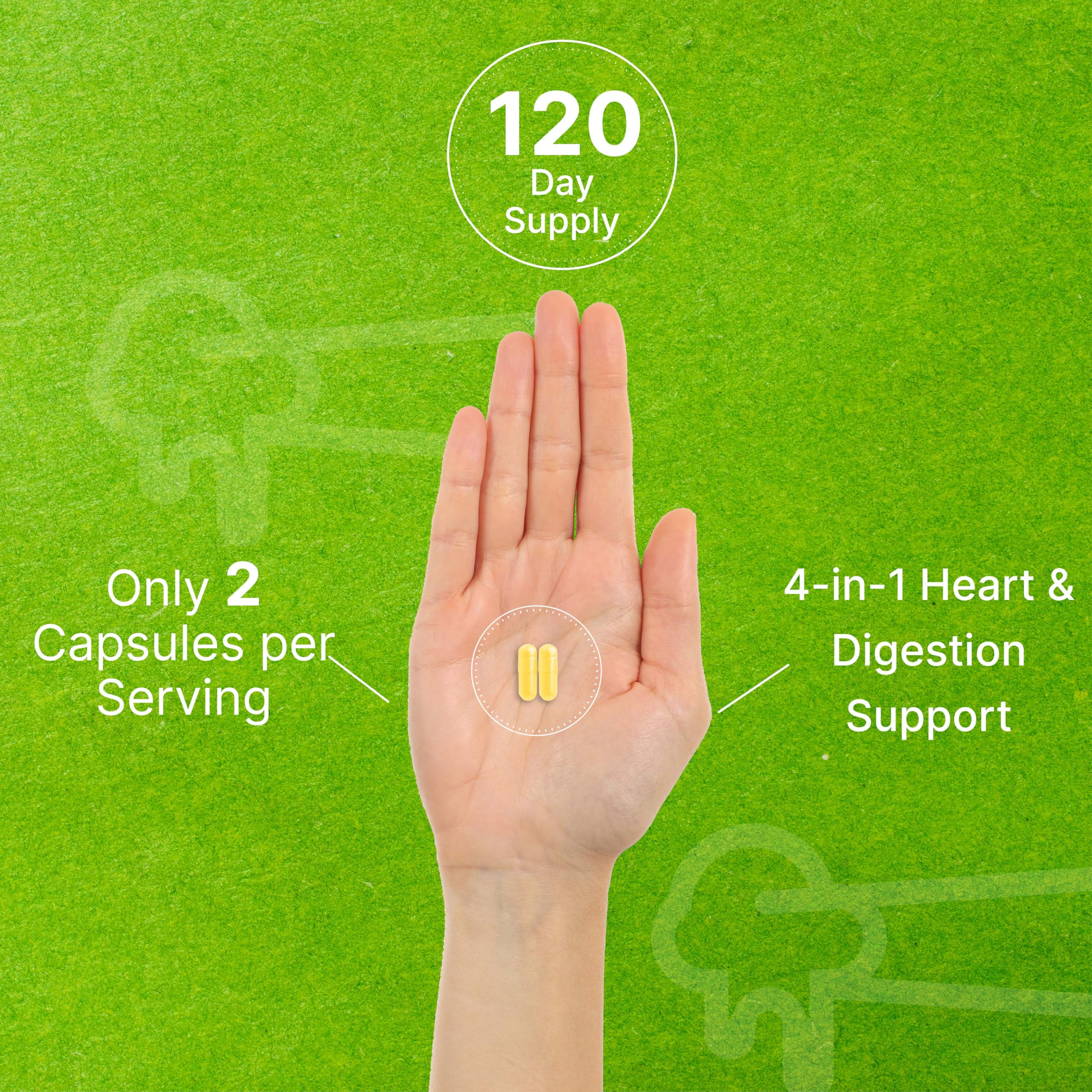 DEAL SUPPLEMENT Multi-Enzyme Capsules displayed with a measuring spoon