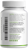 DEAL SUPPLEMENT Multi-Enzyme Capsules with a background of fresh herbs