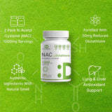 DEAL SUPPLEMENT N-Acetyl Cysteine NAC 1000mg bottle with label