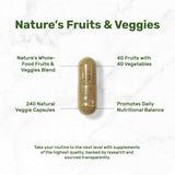 DEAL SUPPLEMENT Nature’s Fruits & Veggies capsule close-up