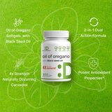 DEAL SUPPLEMENT Oil of Oregano Softgels with black seed oil capsules