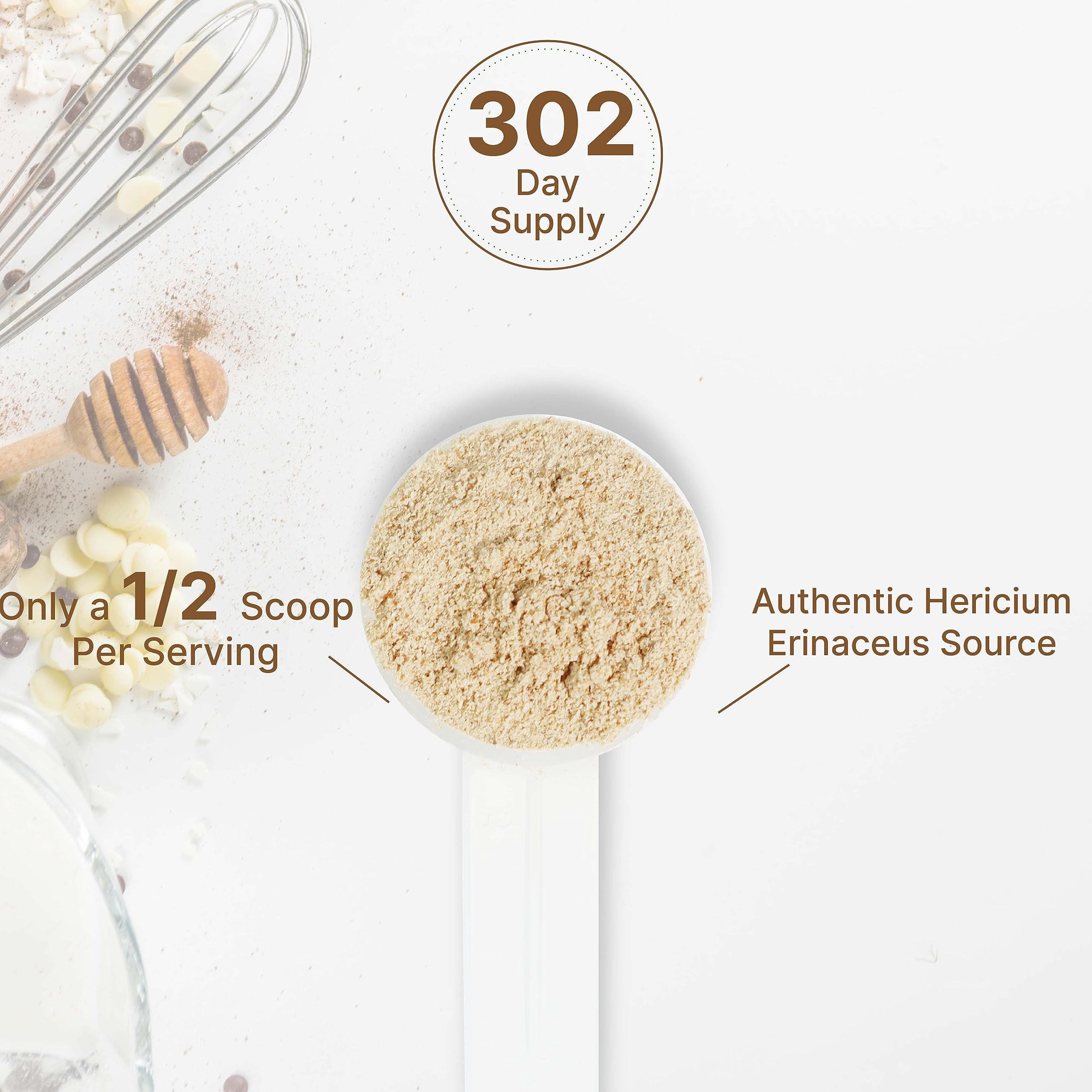 DEAL SUPPLEMENT Organic Lion’s Mane Powder nutritional information