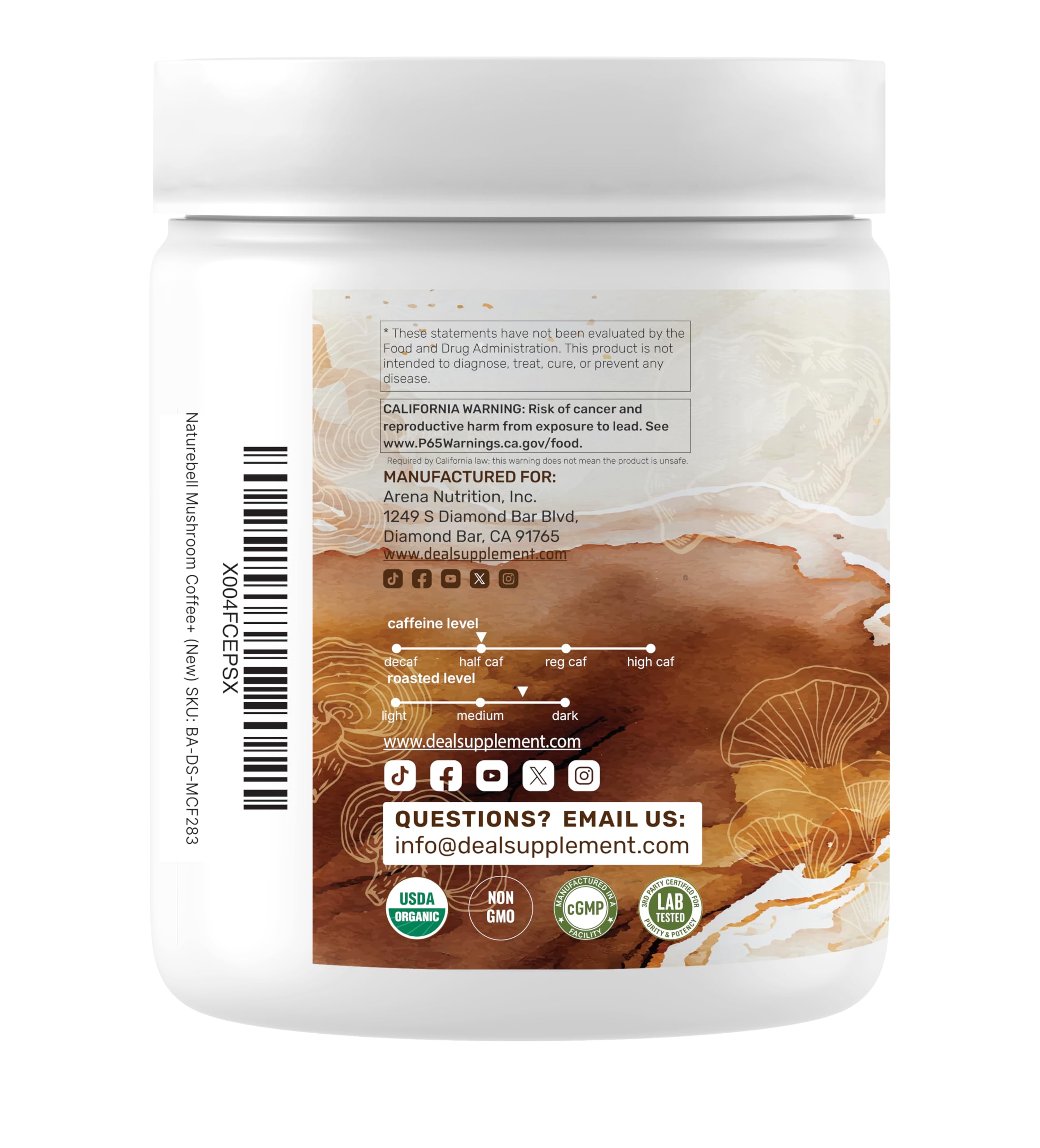 DEAL SUPPLEMENT Organic Mushroom Coffee Blend lifestyle scene