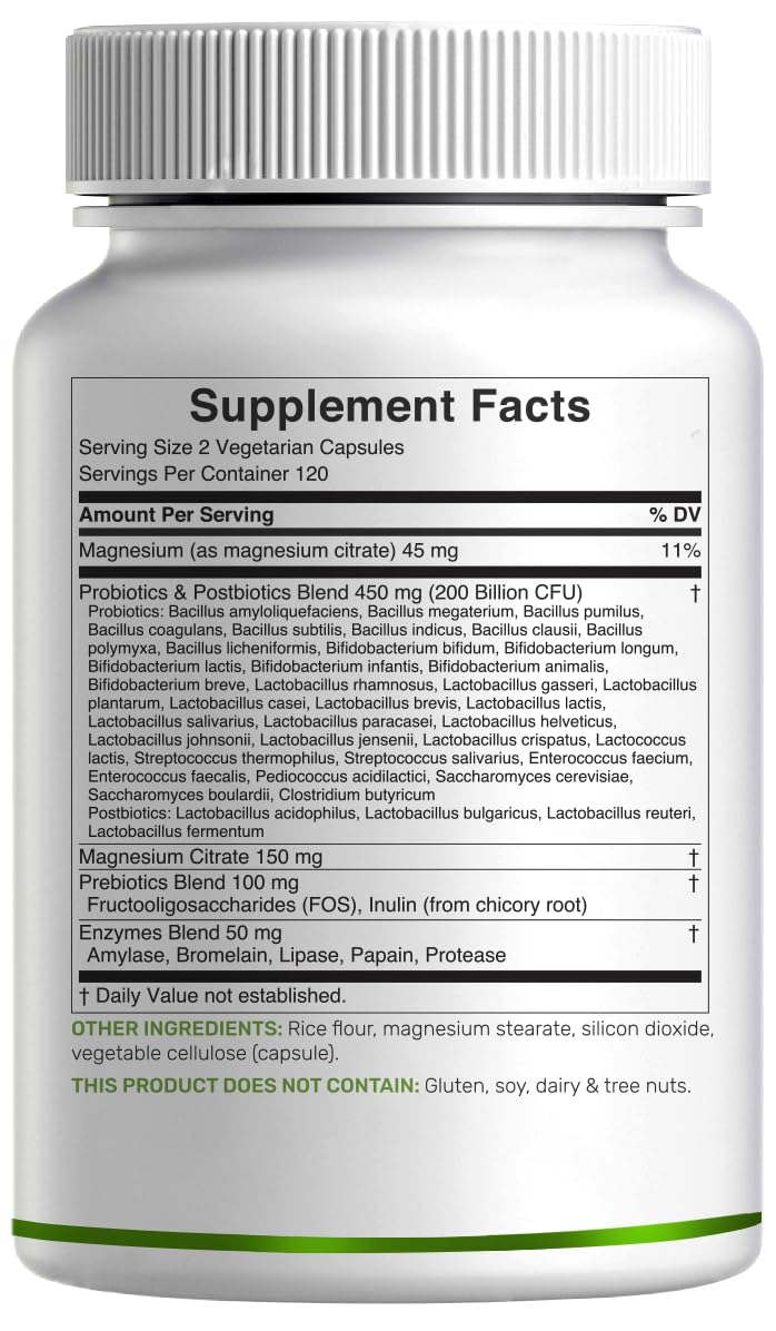 DEAL SUPPLEMENT Probiotic Capsules displayed with a glass of water