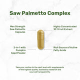DEAL SUPPLEMENT Saw Palmetto Complex capsules close-up