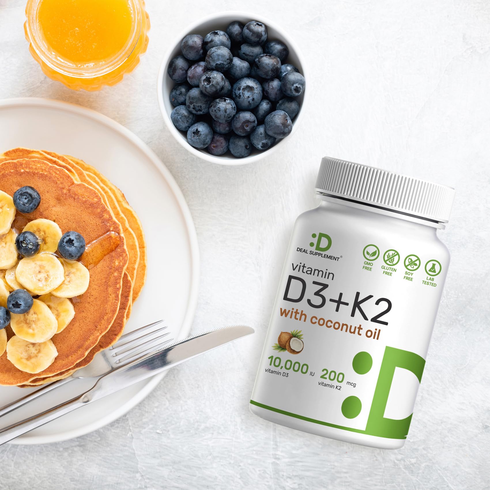 DEAL SUPPLEMENT Vitamin D3 & K2 lifestyle scene