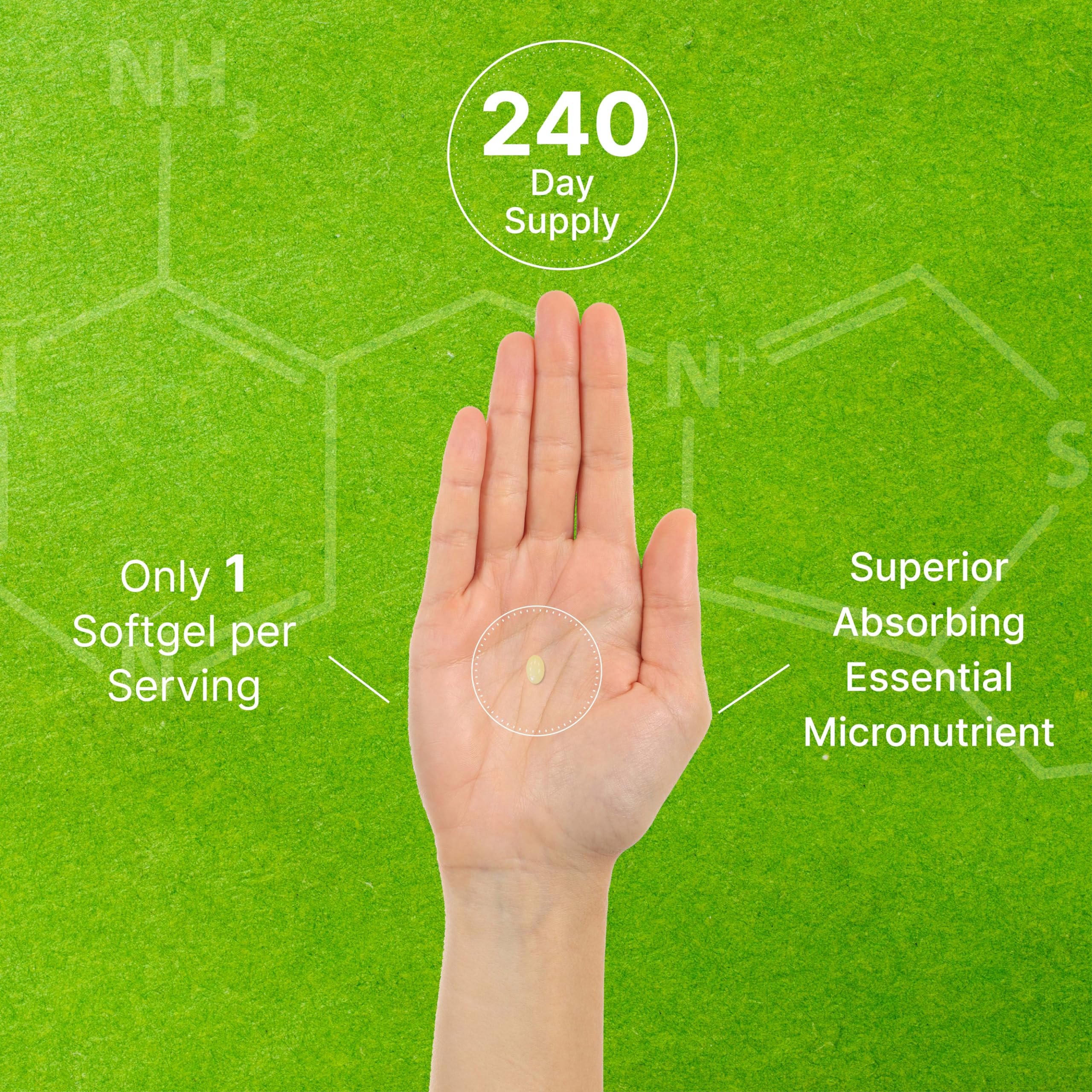Deal Supplement Vitamin K2 Softgels side view