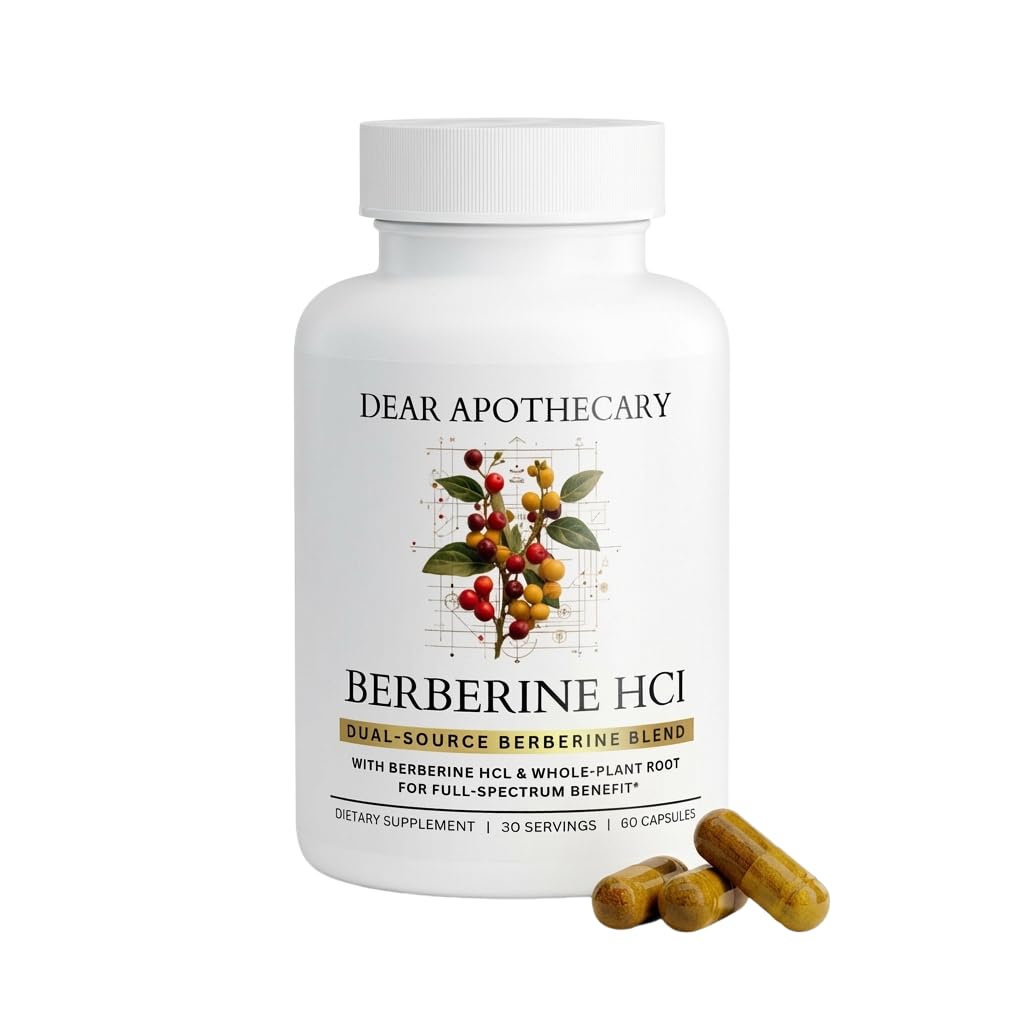 Dear Apothecary Complete Berberine Complex 60 Capsules front view