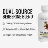 Dear Apothecary Complete Berberine Complex 60 Capsules side view
