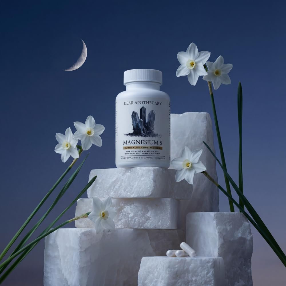 Dear Apothecary Magnesium Complex 500mg capsules opened bottle