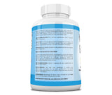 Decatela Biotin 10,000 mcg supplement back view