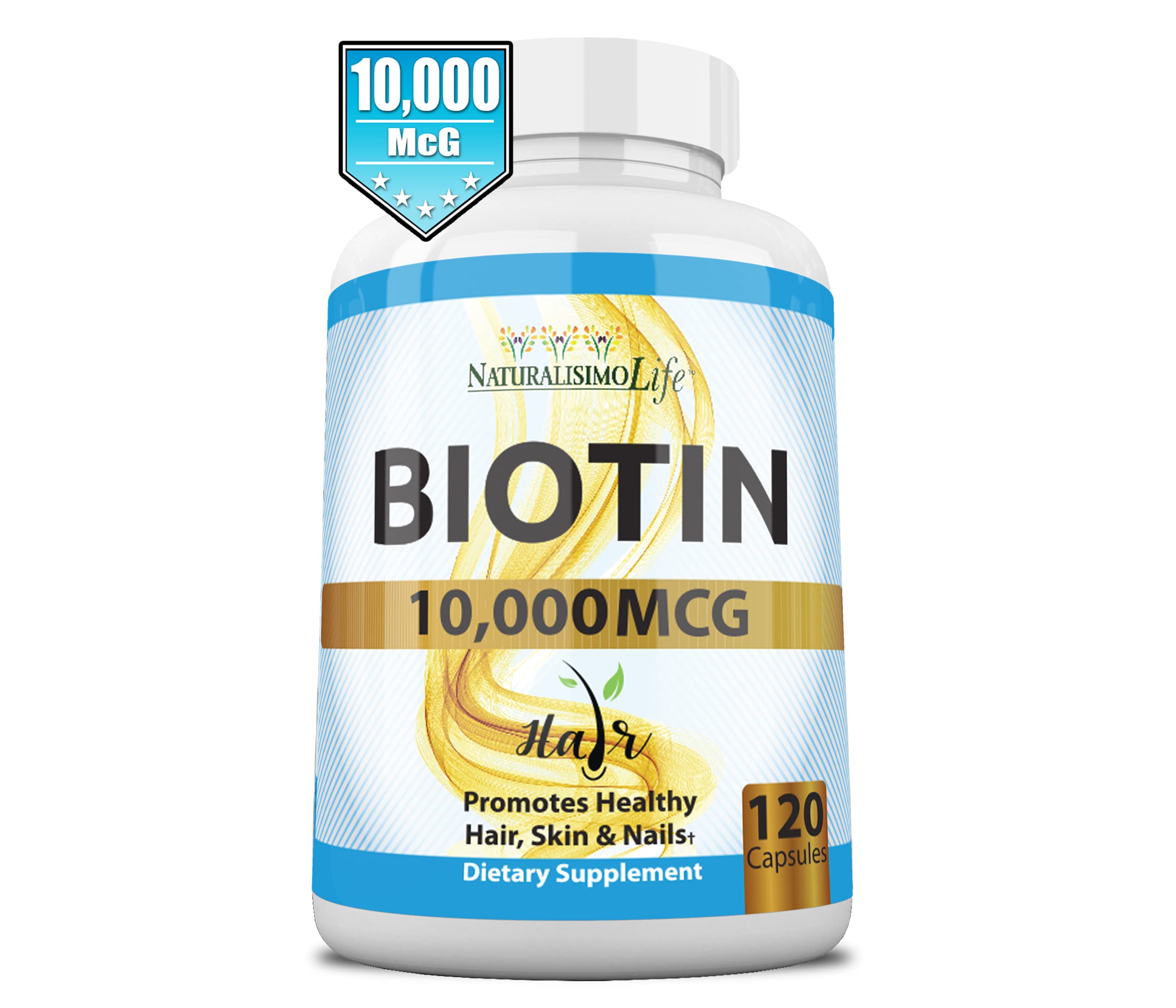 Decatela Biotin 10,000 mcg supplement packaging