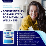 DECENT NATURE Magnesium Complex 500mg capsules side view