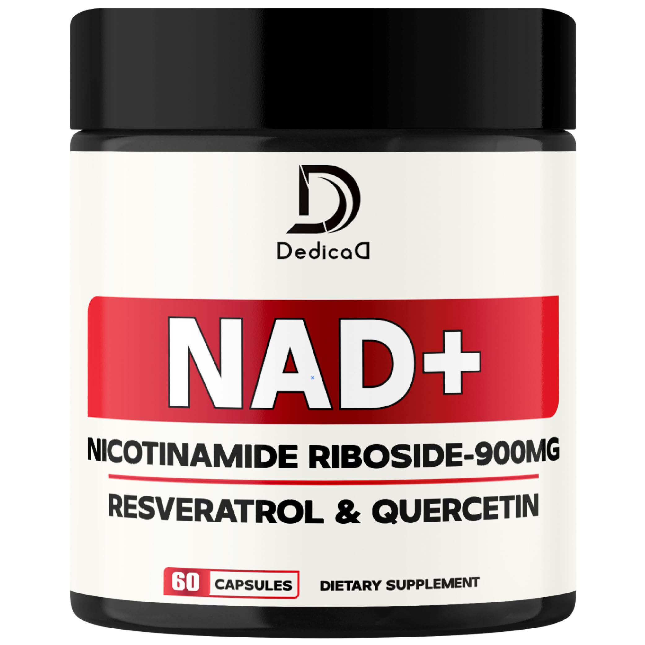DEDICAD 3in1 NAD Supplement 90 Capsules front view