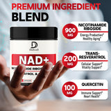 DEDICAD 3in1 NAD Supplement bottle with label