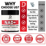 DEDICAD 3in1 NAD Supplement ingredients list