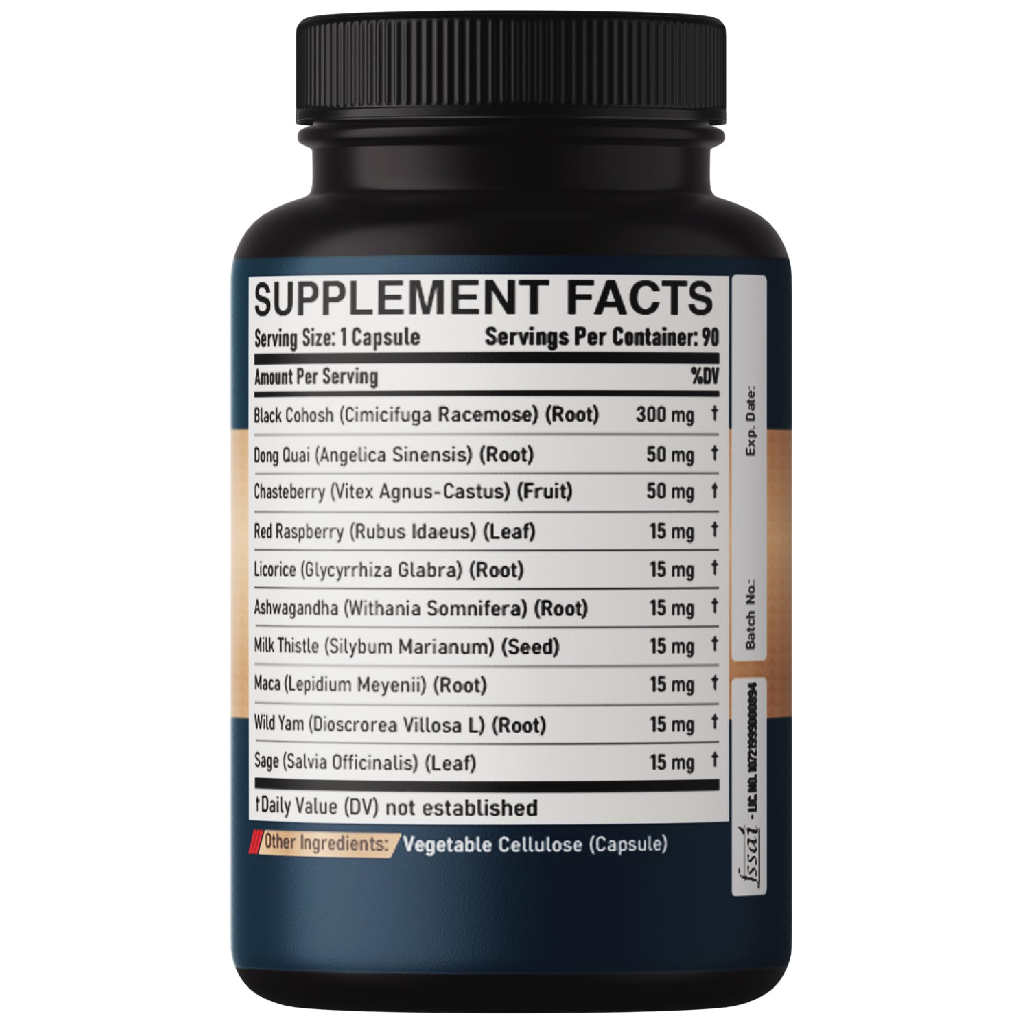 DEDICAD Black Cohosh Supplement bottle with a lifestyle scene