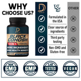 DEDICAD Black Cohosh Supplement bottle with a measuring spoon