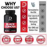 DEDICAD Black Cohosh supplement ingredients list
