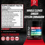 DEDICAD Clove Supplement 11-in-1 capsules close-up