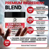 DEDICAD Cortisol Supplement bottle with ingredients list