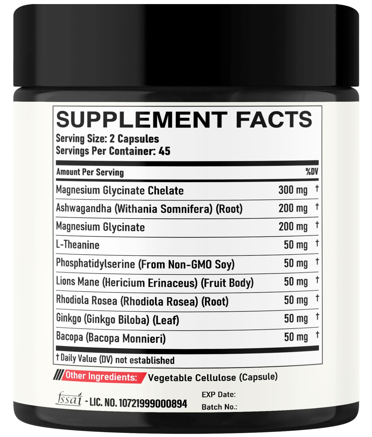 DEDICAD Cortisol Supplement with lifestyle background