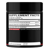 DEDICAD Echinacea Goldenseal Supplement 1000mg with a glass of water