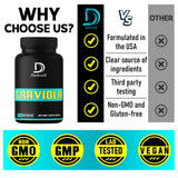 DEDICAD Graviola Powder Supplement bottle with measuring spoon