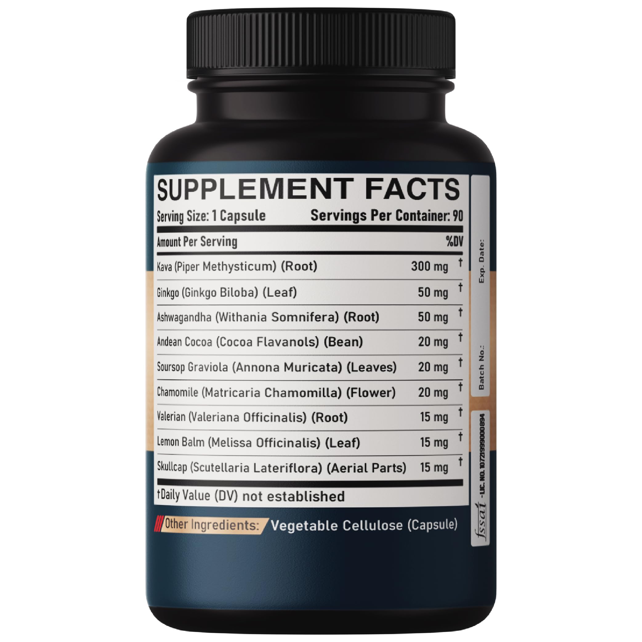DEDICAD Kava Kava Extract Complex packaging