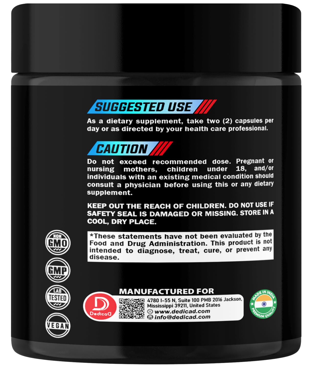 DEDICAD NAD.+ Blend Supplement in a health setting