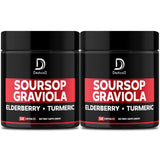 DEDICAD Organic Soursop Capsules front view