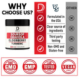 DEDICAD Organic Soursop Capsules open bottle with capsules