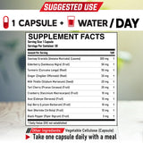 DEDICAD Organic Soursop Capsules side view