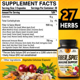 DEDICAD Psyllium Fibre & Spice Supplement Capsules side view