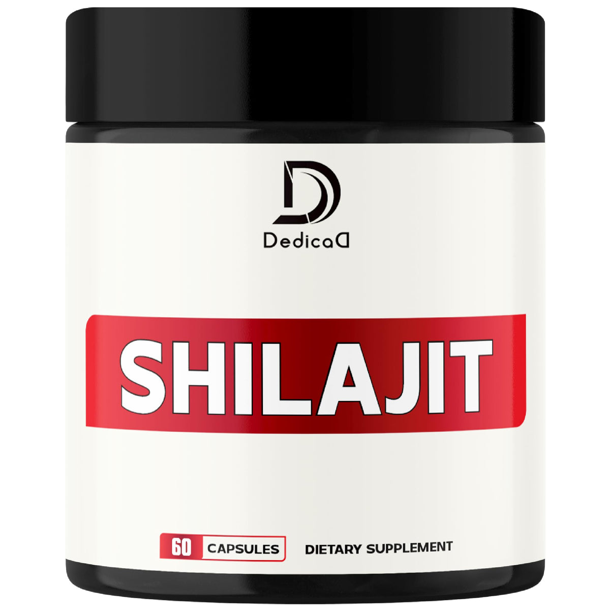 DEDICAD Shilajit Capsules 60 Pills front view