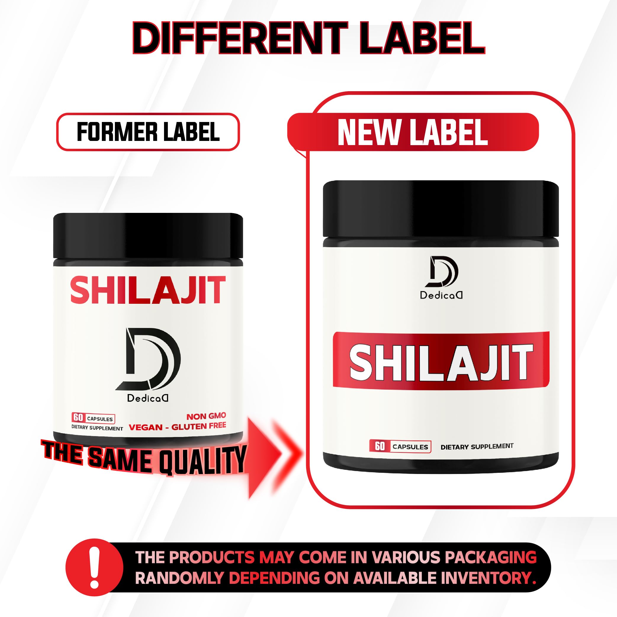 DEDICAD Shilajit Capsules nutritional information