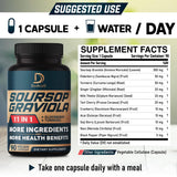 DEDICAD Soursop Graviola Supplement capsules close-up