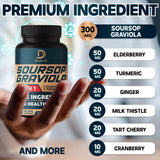DEDICAD Soursop Graviola Supplement ingredient list