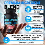 DEDICAD Soursop Herbal Supplement capsules close-up