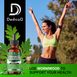 DEDICAD Wormwood Liquid Drops 1250mg 60ml back view
