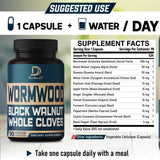 DEDICAD Wormwood Supplement bottle with label