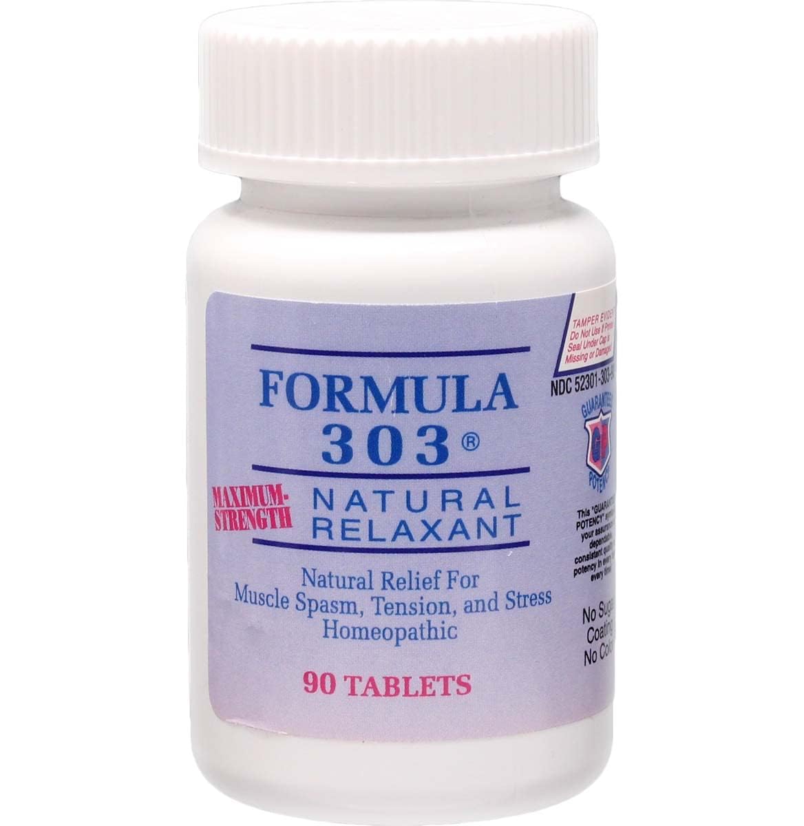 Dee Cee Laboratories Formula 303 Natural daily wellness front view