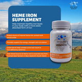Deep Blue Health Haem Iron Supplement side view