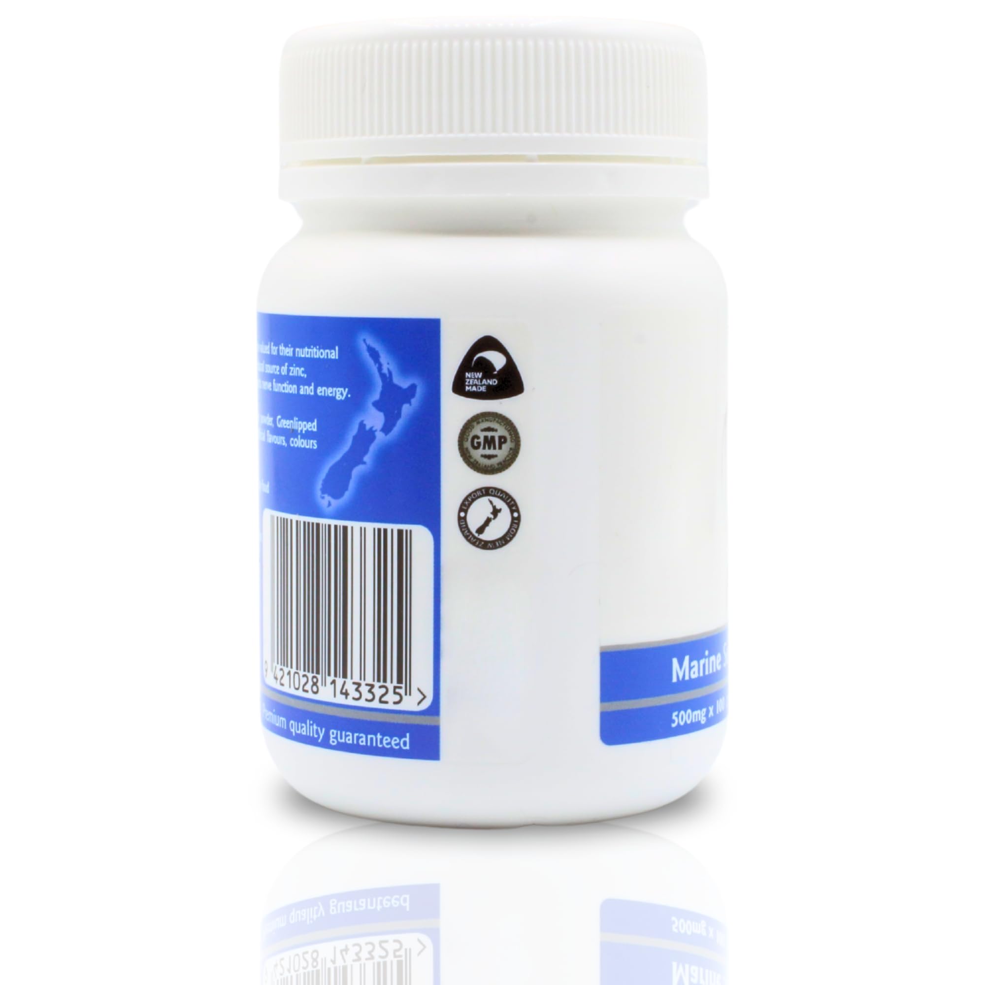 Deep Blue Health Oyster Capsules 300mg packaging details