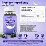 Deepure Sleep Gummies nutritional information