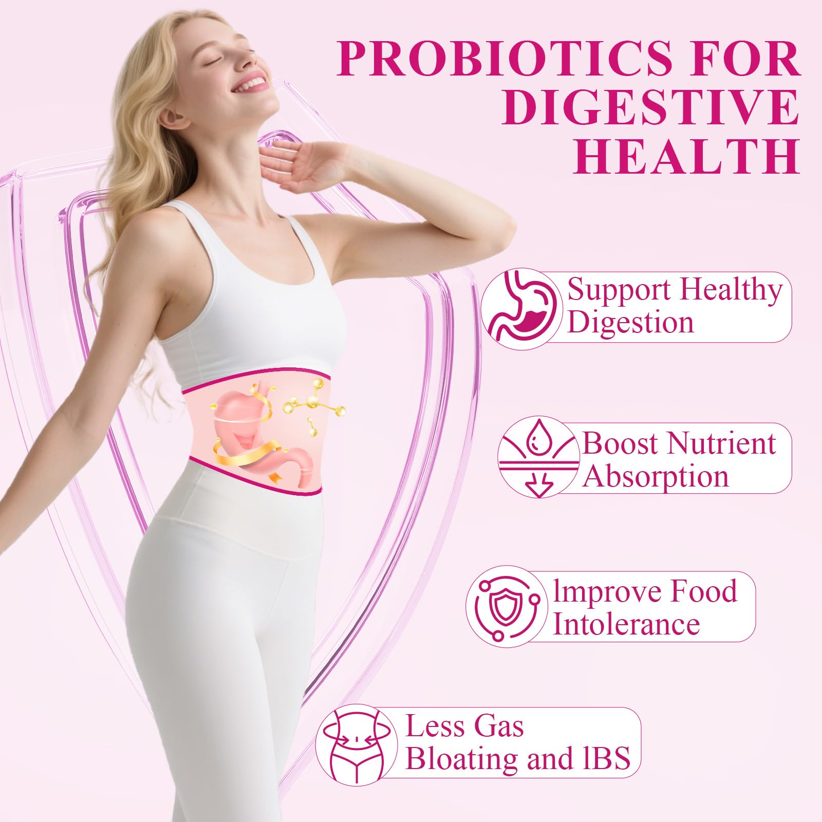 Deepure Women's Probiotic Capsules on a table
