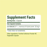 Del-daily wellness V Daily Metabiotic Supplement 25mg side view