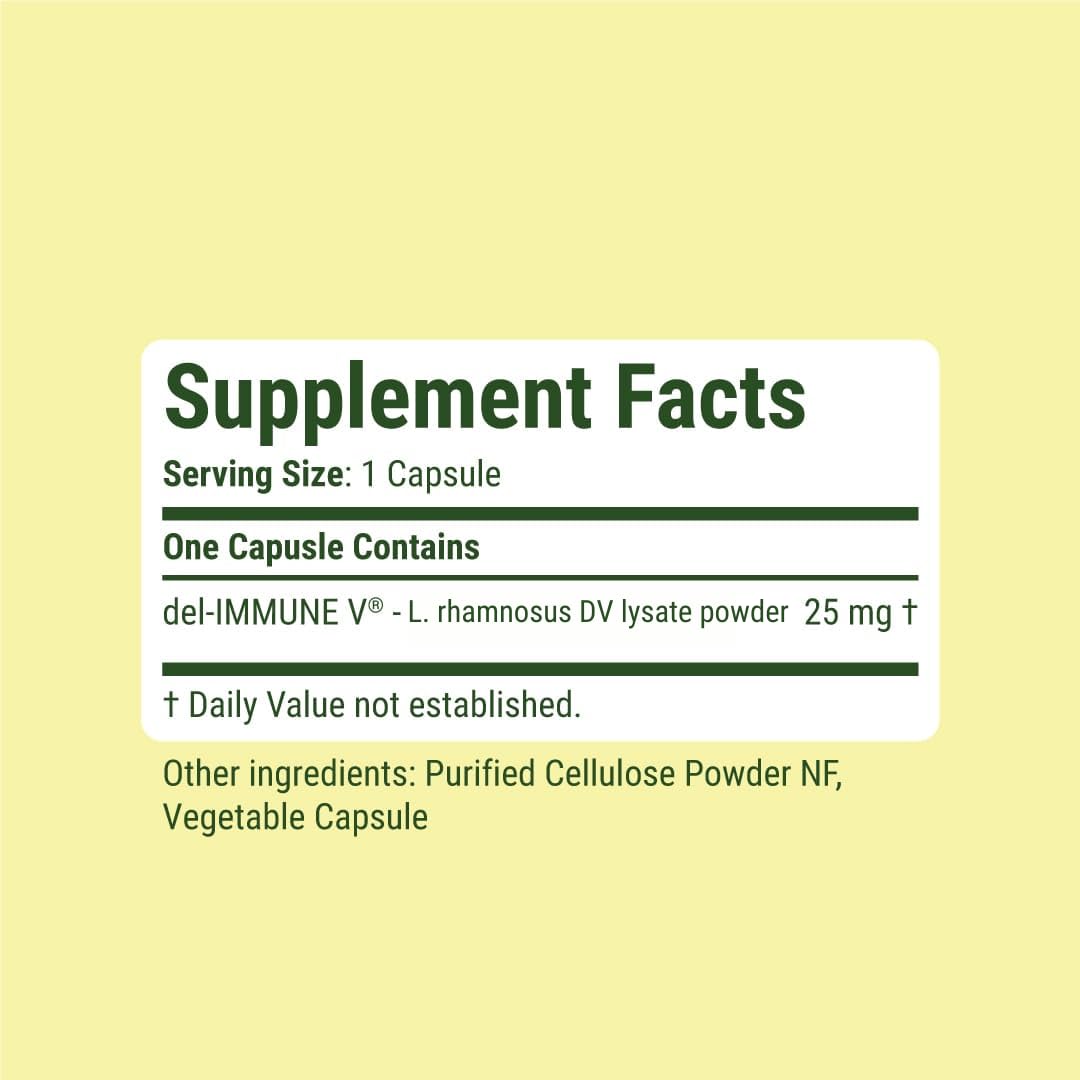 Del-daily wellness V Daily Metabiotic Supplement packaging
