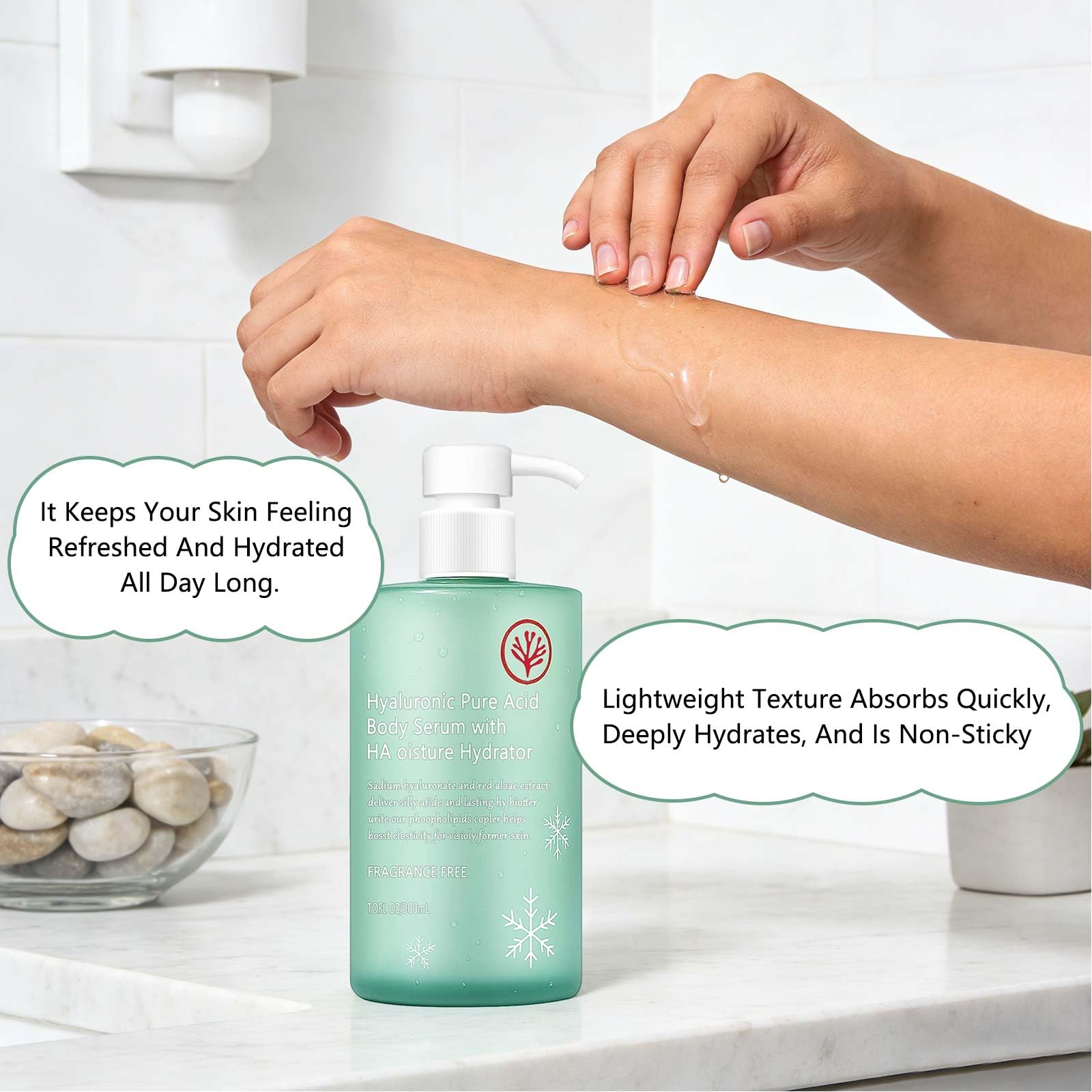 Denir Bonee Hyaluronic Acid Body Serum with natural ingredients