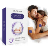 DEPOVTE Sleep Patch front view with lavender and chamomile ingredients
